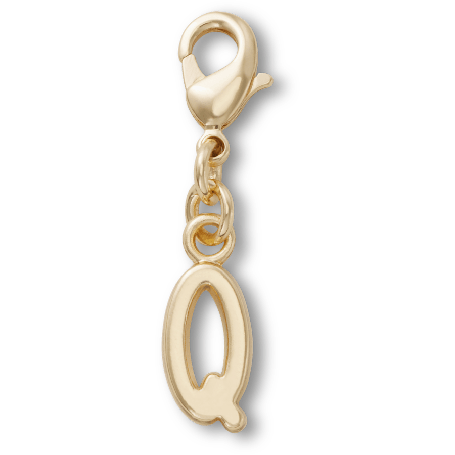 Gold Letter Q Charm Jibbitz™ charms for Women|Men|Kids|Jibbitz™ Charms