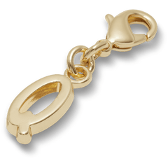 Gold Letter Q Charm Jibbitz™ charms for Women|Men|Kids|Jibbitz™ Charms