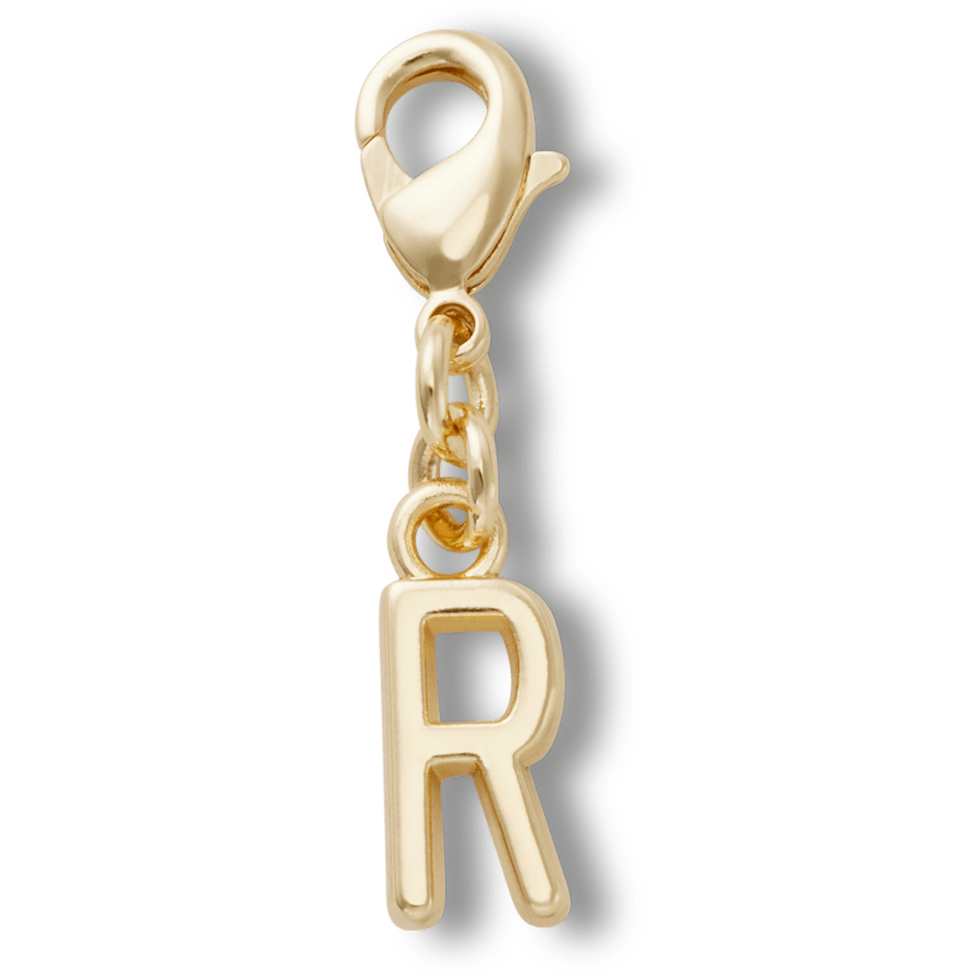 Gold Letter R Charm Jibbitz™ charms for Women|Men|Kids|Jibbitz™ Charms
