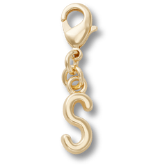 Gold Letter S Charm Jibbitz™ charms for Women|Men|Kids|Jibbitz™ Charms