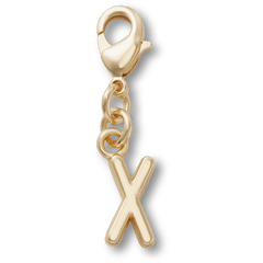Gold Letter X Charm Jibbitz™ charms for Women|Men|Kids|Jibbitz™ Charms