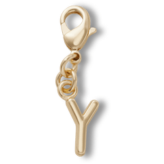 Gold Letter Y Charm Jibbitz™ charms for Women|Men|Kids|Jibbitz™ Charms