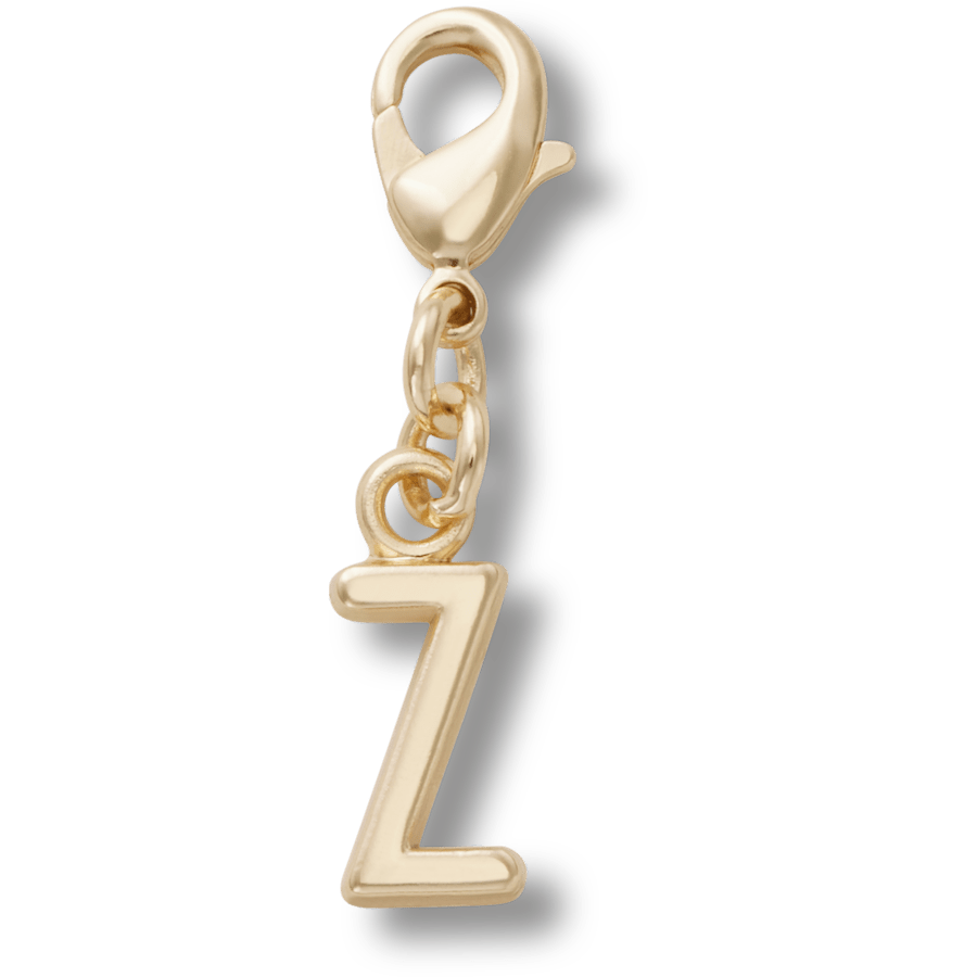 Gold Letter Z Charm Jibbitz™ charms for Women|Men|Kids|Jibbitz™ Charms