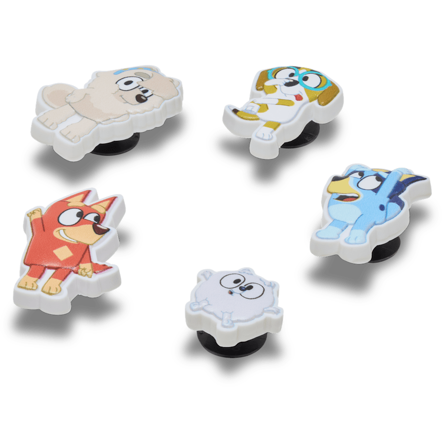 Bluey 5 Pack Jibbitz Shoe Charm for Women|Men|Kids|Jibbitz™ Charms