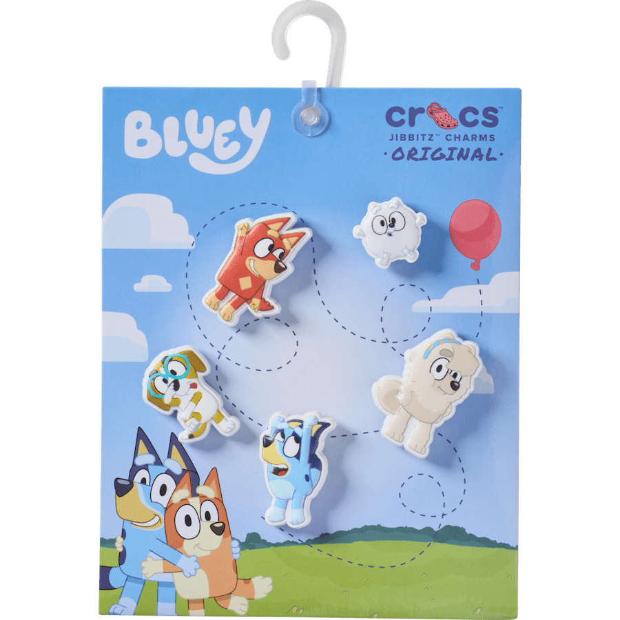 Bluey 5 Pack Jibbitz Shoe Charm for Women|Men|Kids|Jibbitz™ Charms