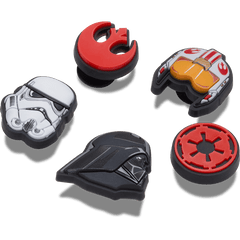 Star Wars Symbols 5 Pack Jibbitz™ charms for Women|Men|Kids|Jibbitz™ Charms