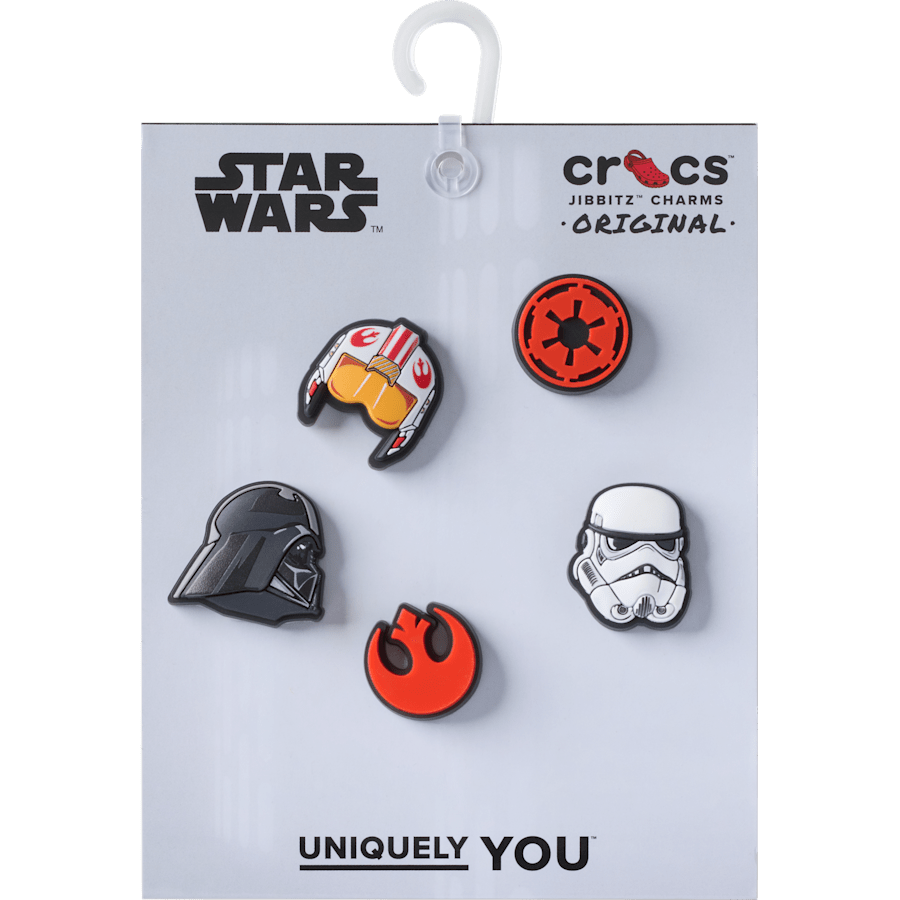 Star Wars Symbols 5 Pack Jibbitz™ charms for Women|Men|Kids|Jibbitz™ Charms