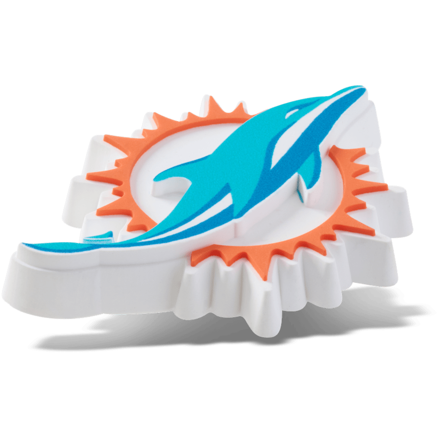 NFL Miami Dolphins Logo Jibbitz™ charms for Women|Men|Jibbitz™ Charms