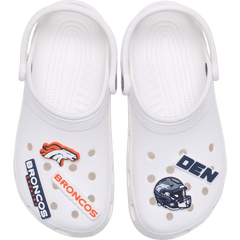 NFL Denver Broncos 5 Pack Jibbitz Shoe Charm for Women|Men|Jibbitz™ Charms