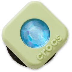 Green PVC Square SMT Gem Jibbitz™ charms for Women|Men|Jibbitz™ Charms