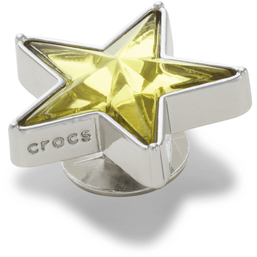Silver and Green SMT Gem Star Jibbitz™ charms for Women|Men|Jibbitz™ Charms