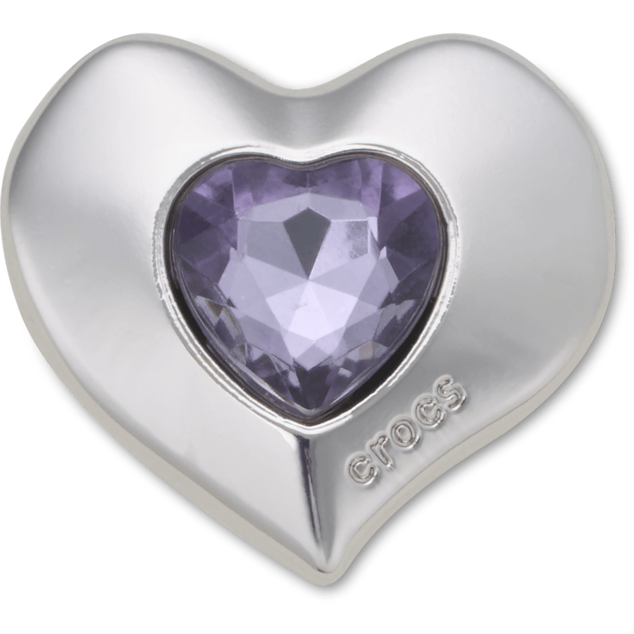 SilverandPurple SMT Gem Heart Jibbitz™ charms for Women|Men|Jibbitz™ Charms