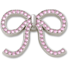 Pink Glittery Bow Jibbitz™ charms for Women|Men|Jibbitz™ Charms