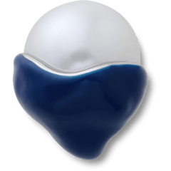 Blue Dipped Enamel SMT Pearl Jibbitz™ charms for Women|Men