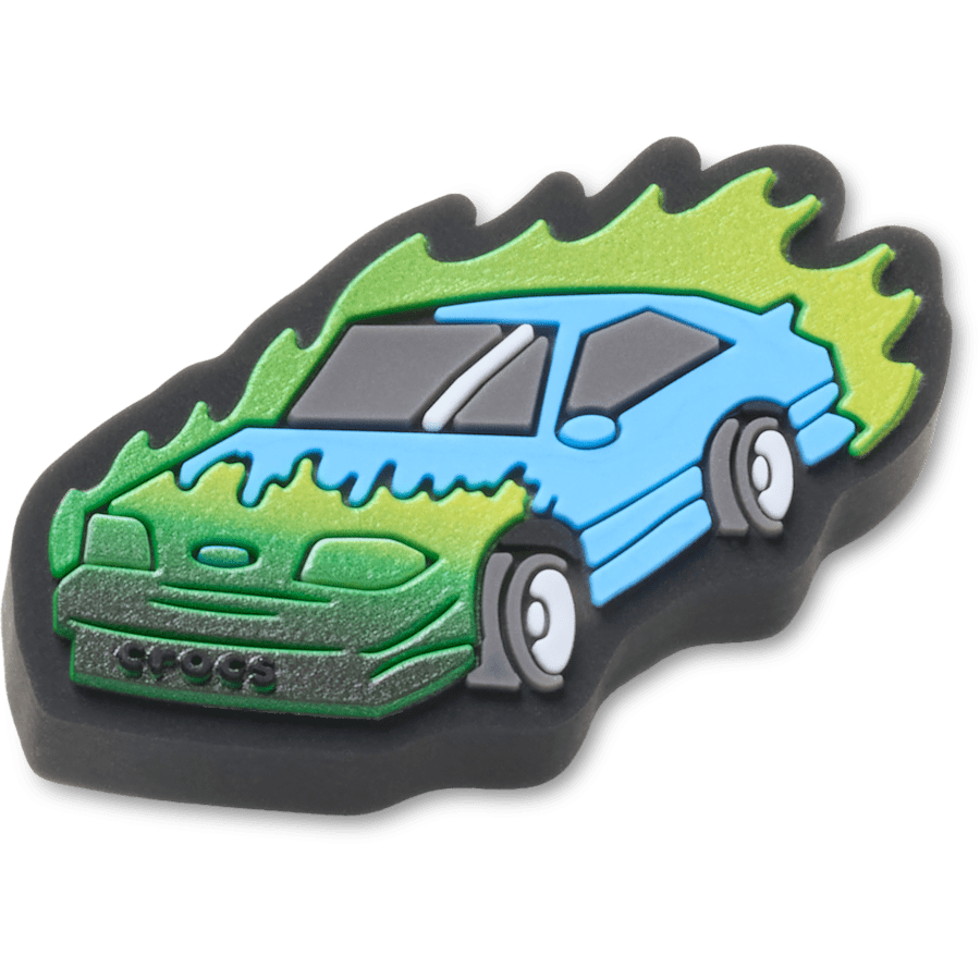 Lights Up Fire Race Car Jibbitz™ charms for Women|Men