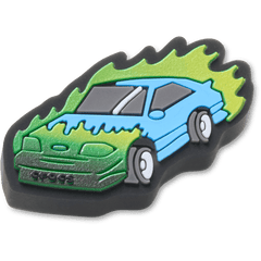 Lights Up Fire Race Car Jibbitz™ charms for Women|Men
