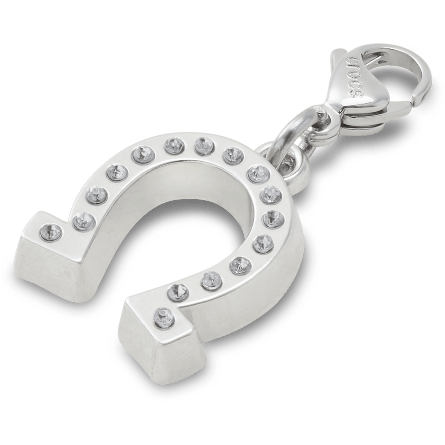 Lucky Silver Horseshoe Charm Jibbitz charm for Women|Men|Kids