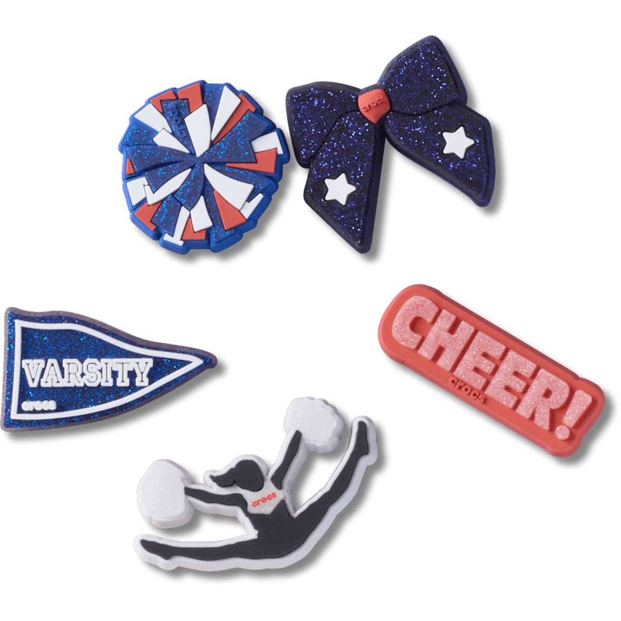 Cheer 5 Pack Jibbitz™ charms for Women|Men|Jibbitz™ Charms