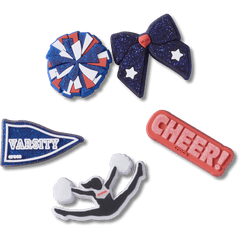 Cheer 5 Pack Jibbitz™ charms for Women|Men|Jibbitz™ Charms
