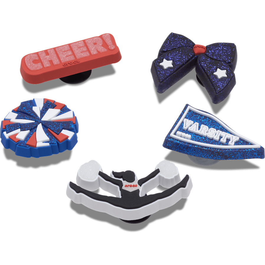 Cheer 5 Pack Jibbitz™ charms for Women|Men|Jibbitz™ Charms