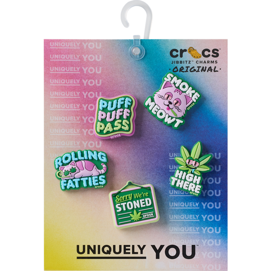 420 Hemp Cuties 5 Pack Jibbitz™ charms for Women|Men|Jibbitz™ Charms