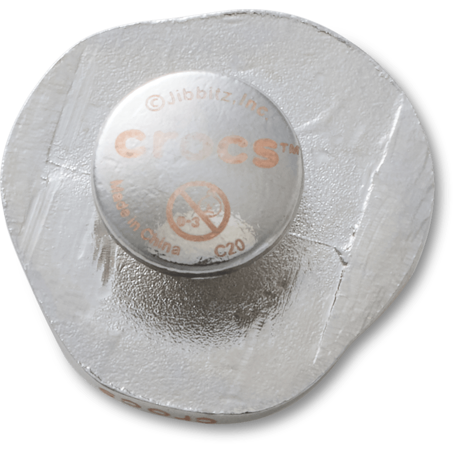 Silver and Pearl Disc Jibbitz™ charms for Women|Men|Jibbitz™ Charms