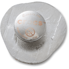 Silver and Pearl Disc Jibbitz™ charms for Women|Men|Jibbitz™ Charms