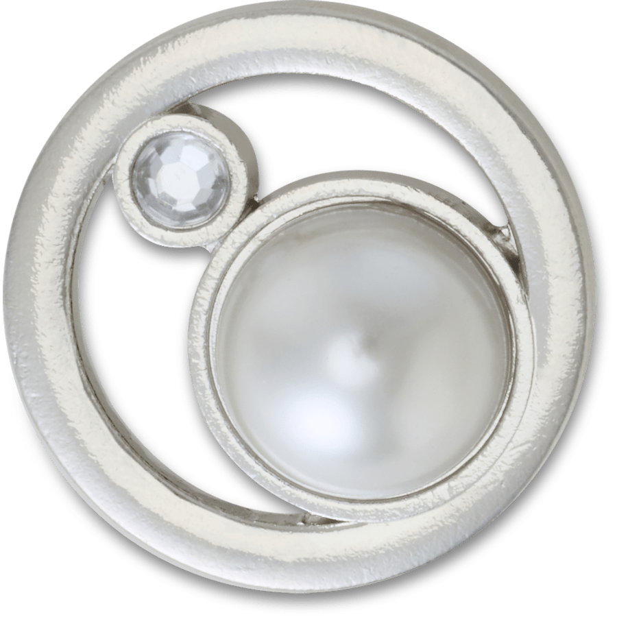 Silver Ring With Pearl Jibbitz™ charms for Women|Men|Jibbitz™ Charms