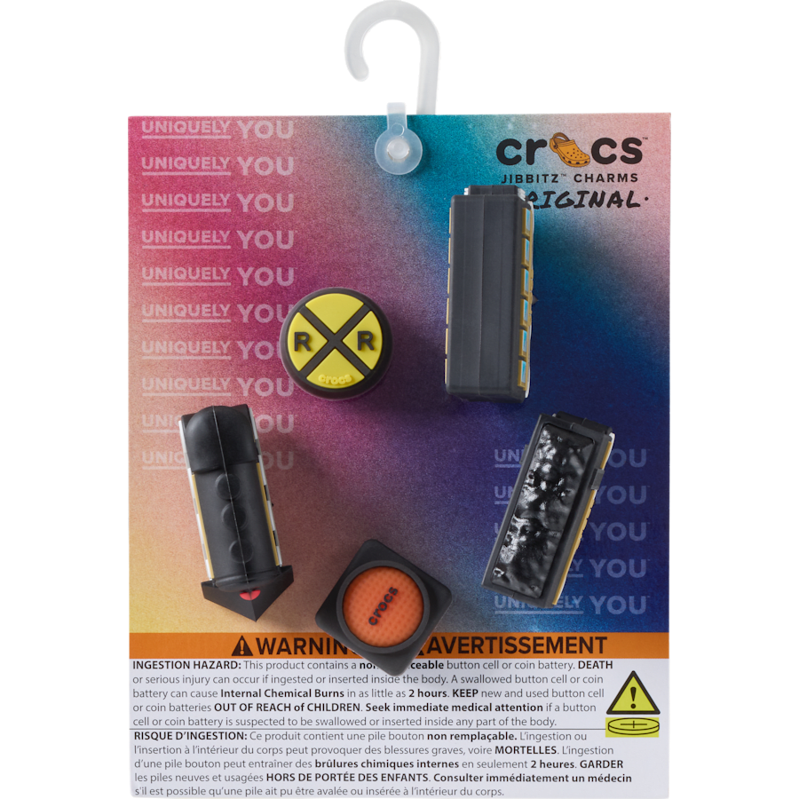 3D Train 5 Pack Jibbitz™ charms for Women|Men|Jibbitz™ Charms
