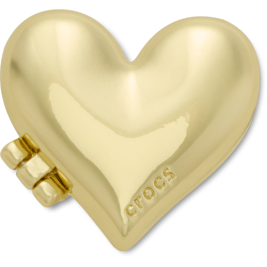 Gold Bubble Locket Heart Jibbitz™ charms for Women|Men|Jibbitz™ Charms