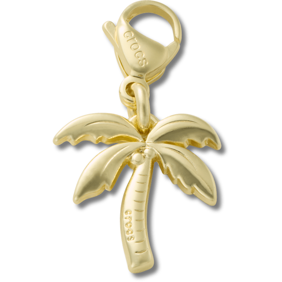Gold Palm Tree Charm Jibbitz charm for Women|Men|Kids