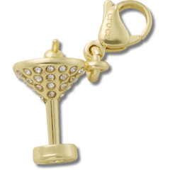 Gold Martini Charm Jibbitz charm for Women|Men|Kids