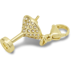 Gold Martini Charm Jibbitz charm for Women|Men|Kids