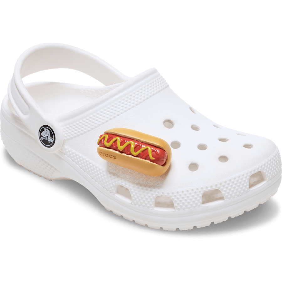 Hot Dog Dipped in Mustard Jibbitz™ charms for Women|Men|Jibbitz™ Charms