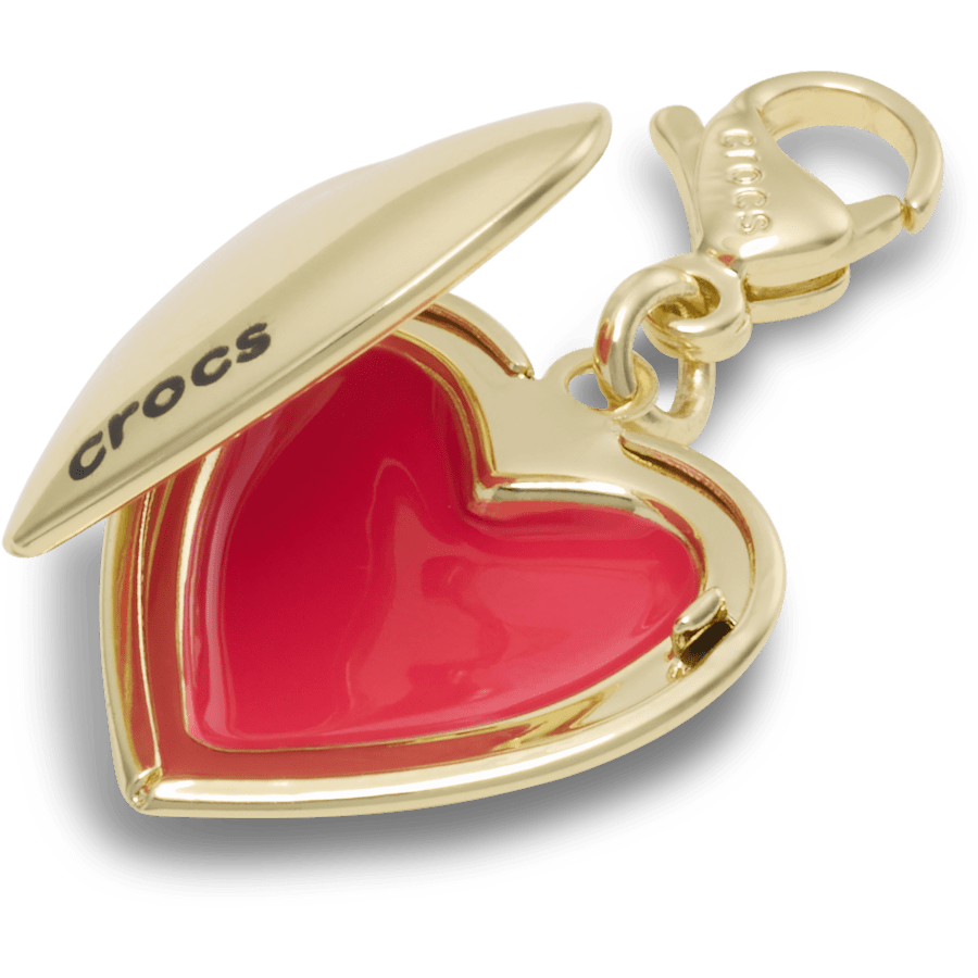 Gold Locket Charm Jibbitz charm for Women|Men|Kids