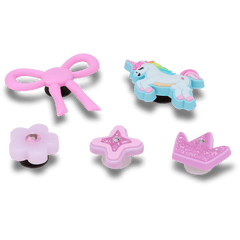 Sweet Pink Girls 5 Pack Jibbitz™ charms for Women|Men|Kids|Jibbitz™ Charms