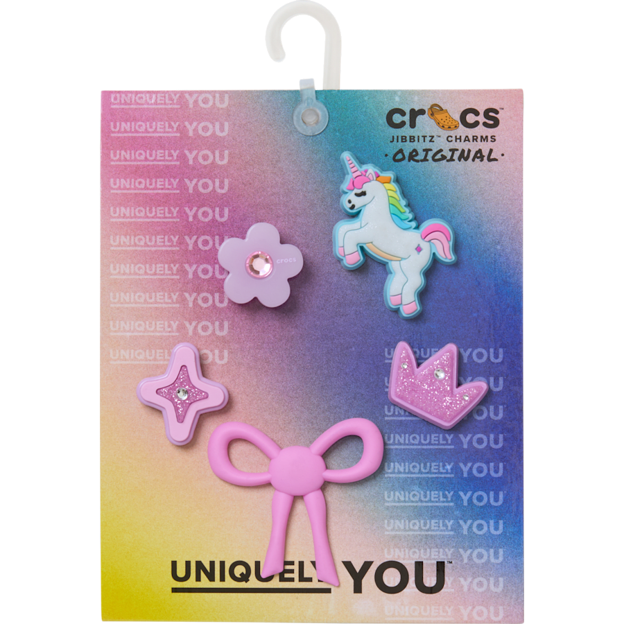 Sweet Pink Girls 5 Pack Jibbitz™ charms for Women|Men|Kids|Jibbitz™ Charms