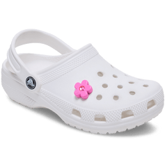 Bright Pink Flower With Gem Jibbitz™ charms for Women|Men
