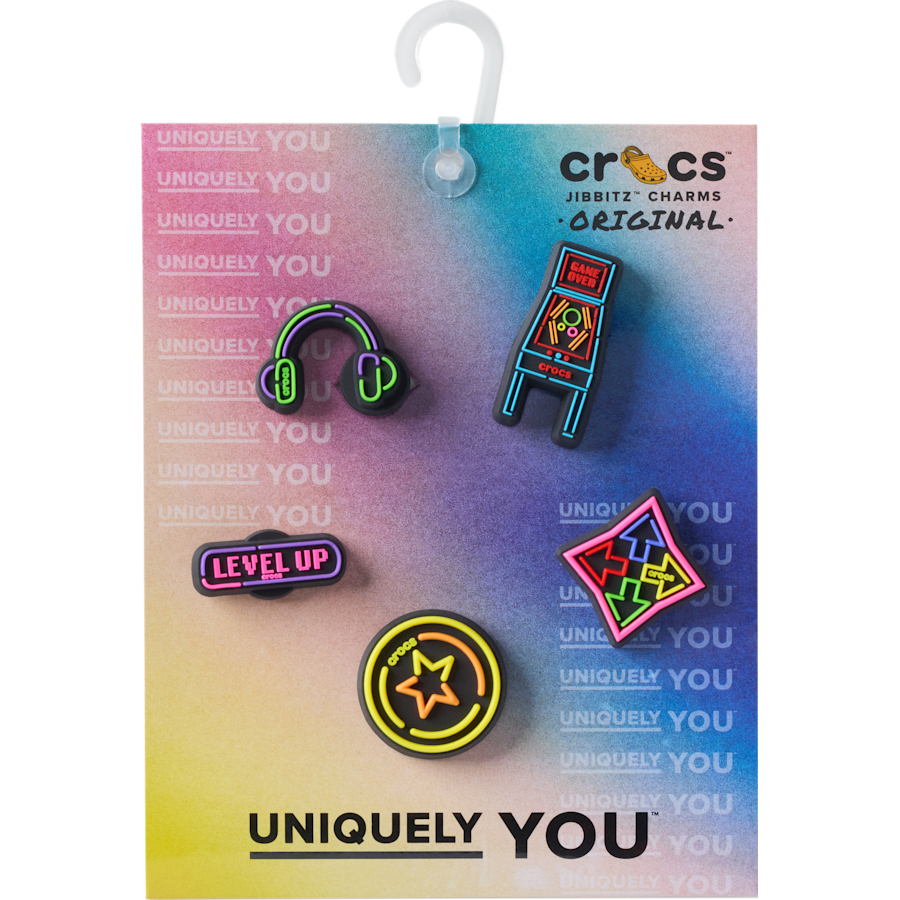 Level Up Gamer 5 Pack Jibbitz™ charms for Women|Men|Jibbitz™ Charms