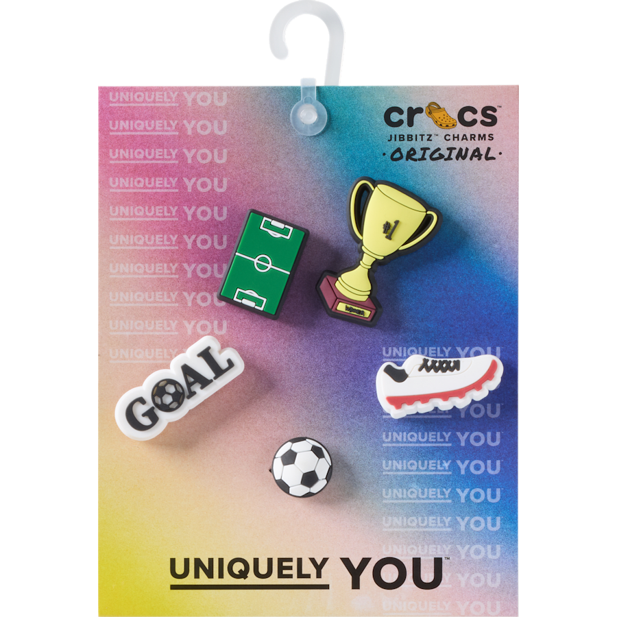 Soccer Star 5 Pack Jibbitz™ charms for Women|Men|Jibbitz™ Charms