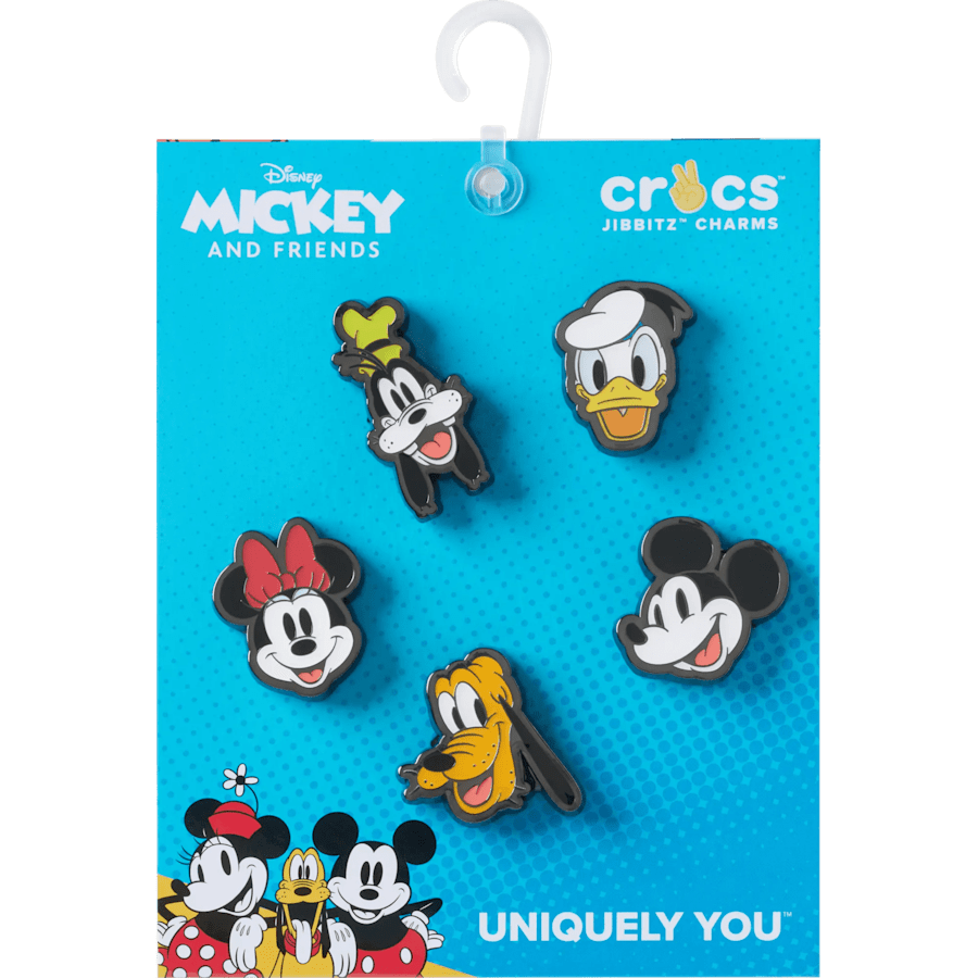 Mickey & Friends Elevated 5-pack Jibbitz Shoe Charm for Women|Men|Kids|Jibbitz™ Charms