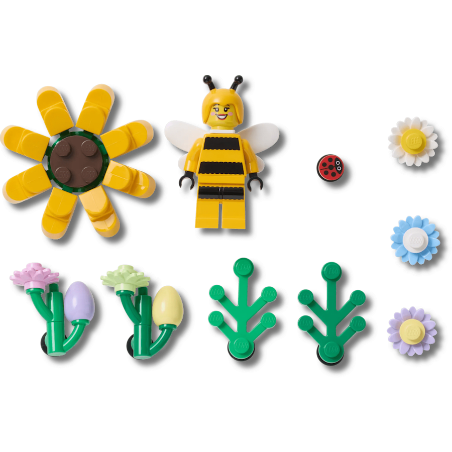 LEGO® Botanicals 10 Pack Jibbitz™ charms for Women|Men|Kids|Jibbitz™ Charms