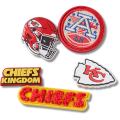 NFL Kansas City Chiefs 5 Pack Jibbitz Shoe Charm for Women|Men|Jibbitz™ Charms