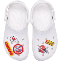 NFL Kansas City Chiefs 5 Pack Jibbitz Shoe Charm for Women|Men|Jibbitz™ Charms