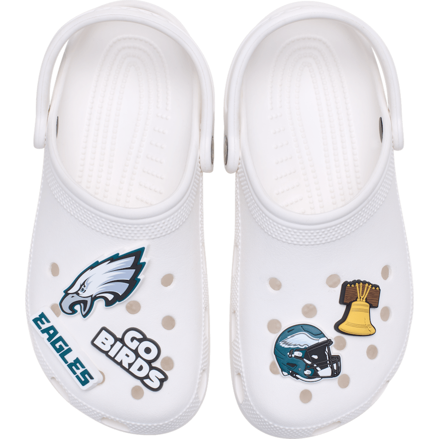 NFL Philadelphia Eagles 5 Pack Jibbitz Shoe Charm for Women|Men|Jibbitz™ Charms