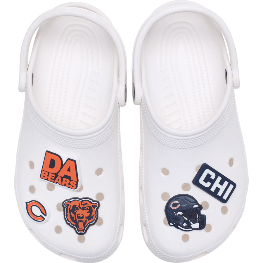 NFL Chicago Bears 5 Pack Jibbitz Shoe Charm for Women|Men|Jibbitz™ Charms