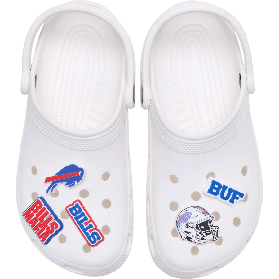 NFL Buffalo Bills 5 Pack Jibbitz Shoe Charm for Women|Men|Jibbitz™ Charms
