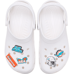 NFL Miami Dolphins 5 Pack Jibbitz Shoe Charm for Women|Men|Jibbitz™ Charms