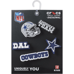 NFL Dallas Cowboys 5 Pack Jibbitz Shoe Charm for Women|Men|Jibbitz™ Charms
