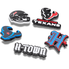 NFL Houston Texans 5 Pack Jibbitz Shoe Charm for Women|Men|Jibbitz™ Charms